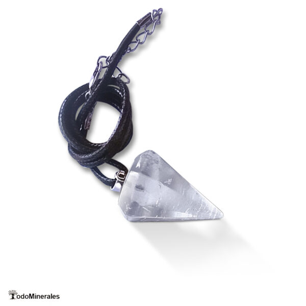 Péndulo piramidal de Cristal de Roca para Reiki