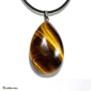 Colgante lagrima de Ojo de Tigre