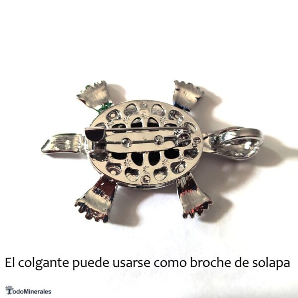 Colgante Tortuga con Magnesita Azul mineral - Imagen 5